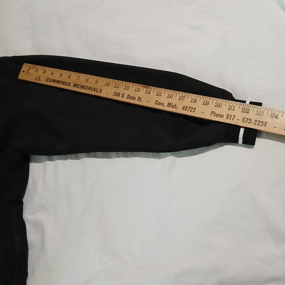 NFL Green Bay Packers Men's Small Windbreaker Pullover Black Side Zip Lined - Picture 12 of 12